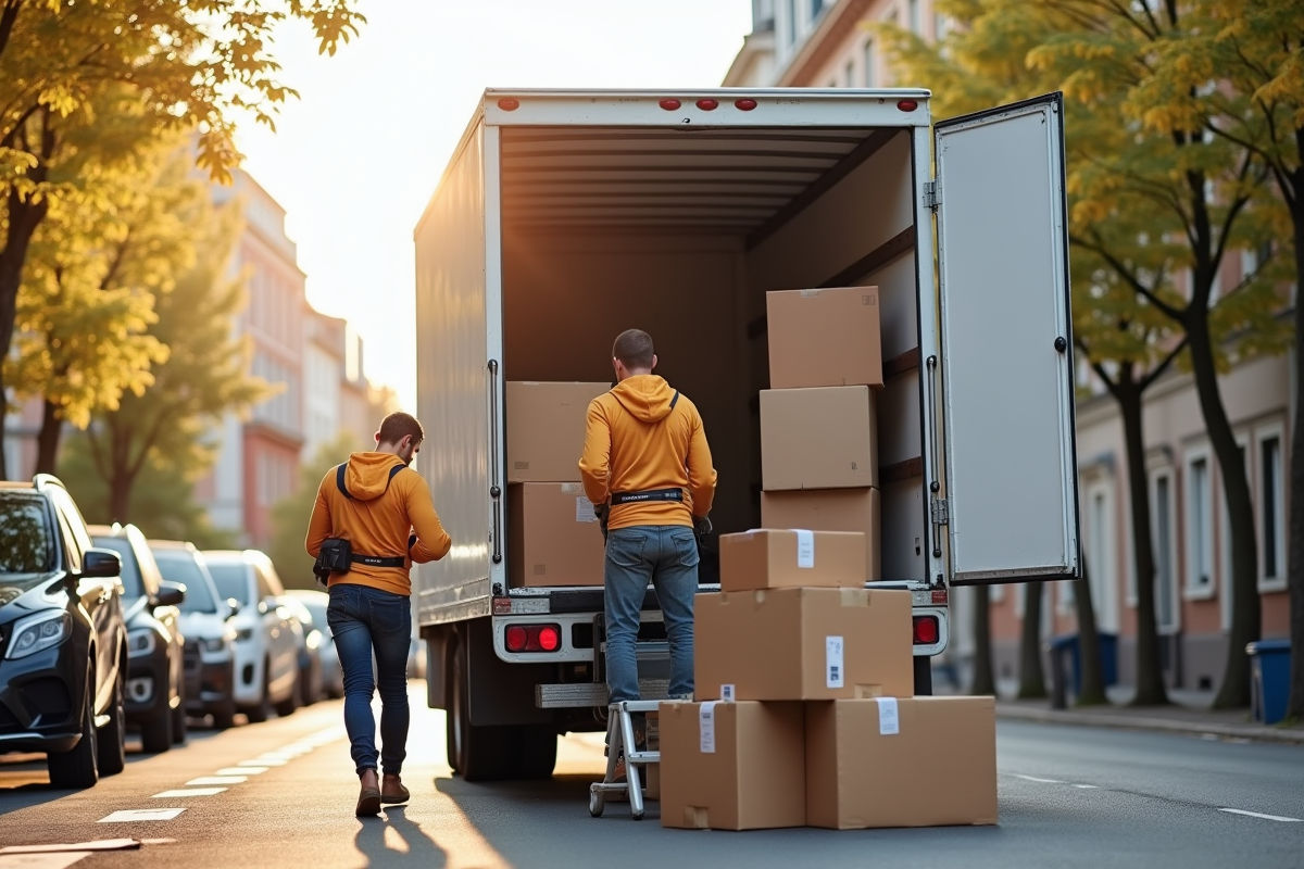 camion déménagement
